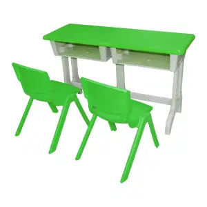 double seater desk & chair