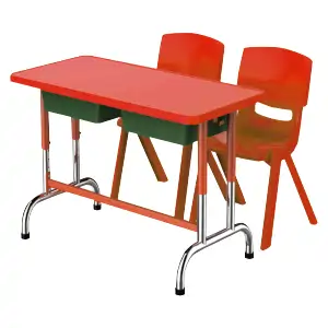 double seater desk & chair